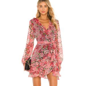 Bardot Triple Frill Dress (Floral Dress) (S) (Revolve)